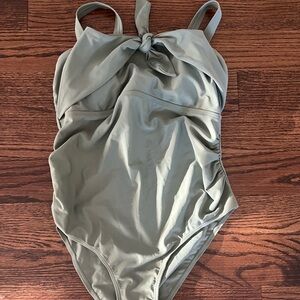Maternity One Piece Swimsuit in Green